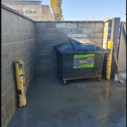 Dumpster pad cleaning Edmonton
